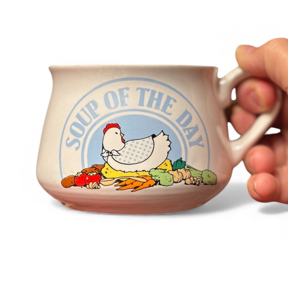 Vintage Chicken Soup Mug Soup of the Day